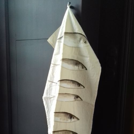 Torchon peint à la main