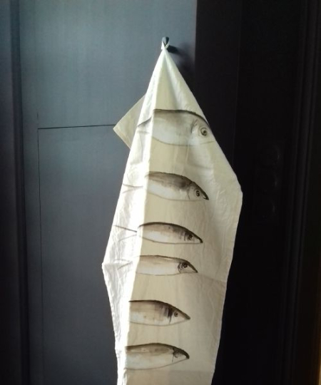 Torchon peint à la main