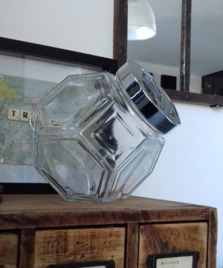 Bocal vintage à bonbons