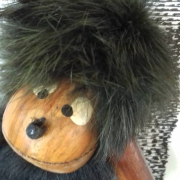 Figurine vintage teck scandinave