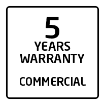 Garantie 5 ans usage commercial